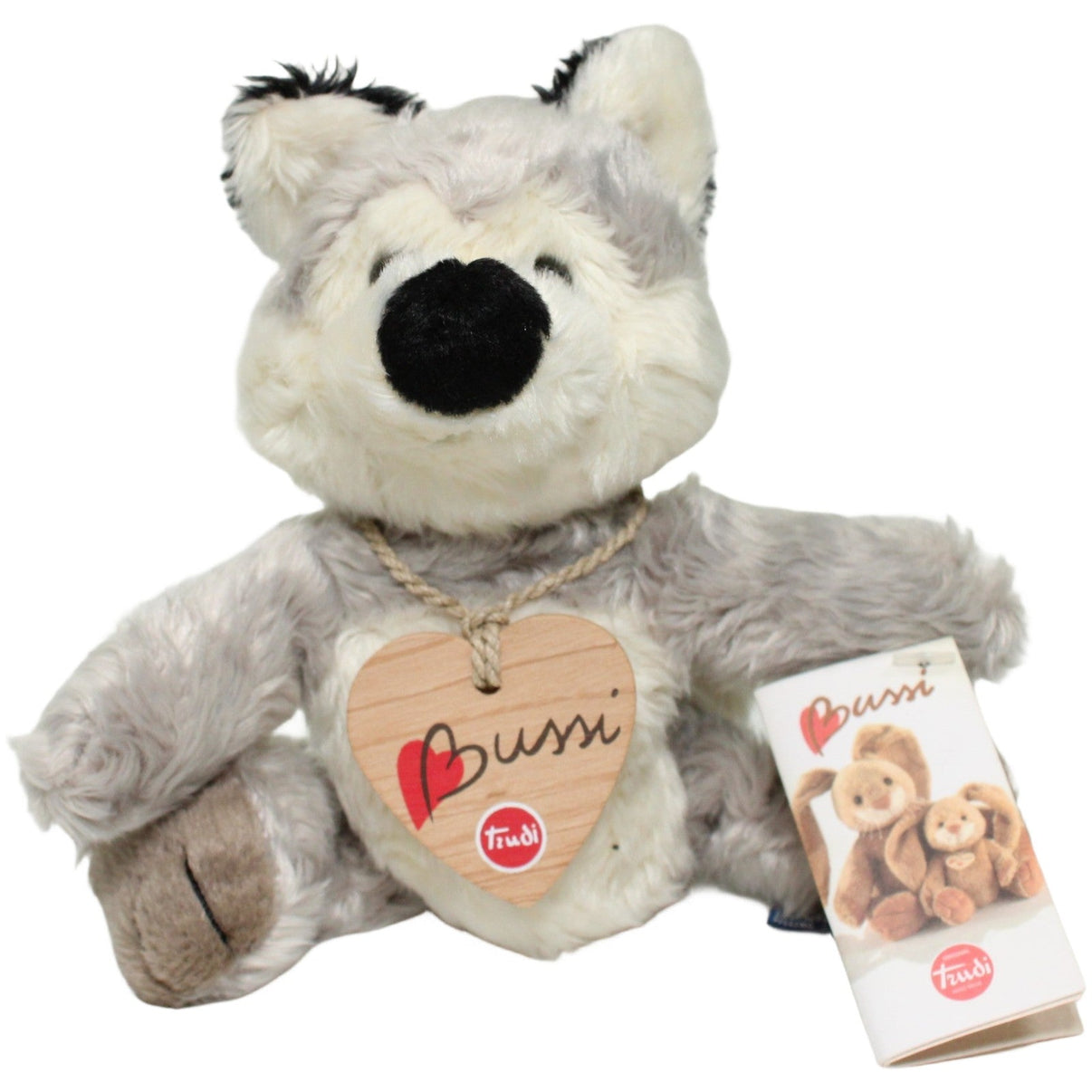 123000024444 Trudi Bussi, kleiner Wolf Kevin Kuscheltier Kumpel Leo 15cm ebay - neu - stofftiere Grau