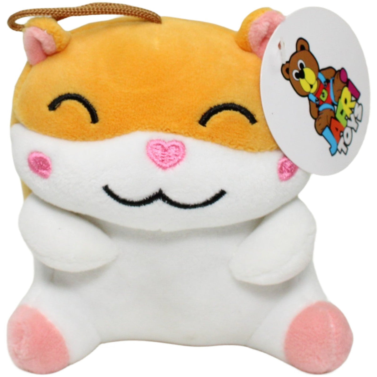 123000024536 Jafri Toys Süßer Hamster mit Herznase Kuscheltier Kumpel Leo 10cm Braun ebay - neu - stofftiere