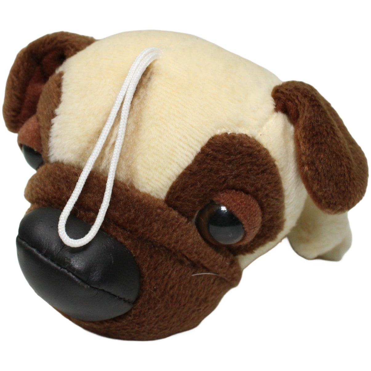 123000024567 TE Erfurth Importe Süßer liegender Mops Kuscheltier Kumpel Leo 15cm Beige Braun