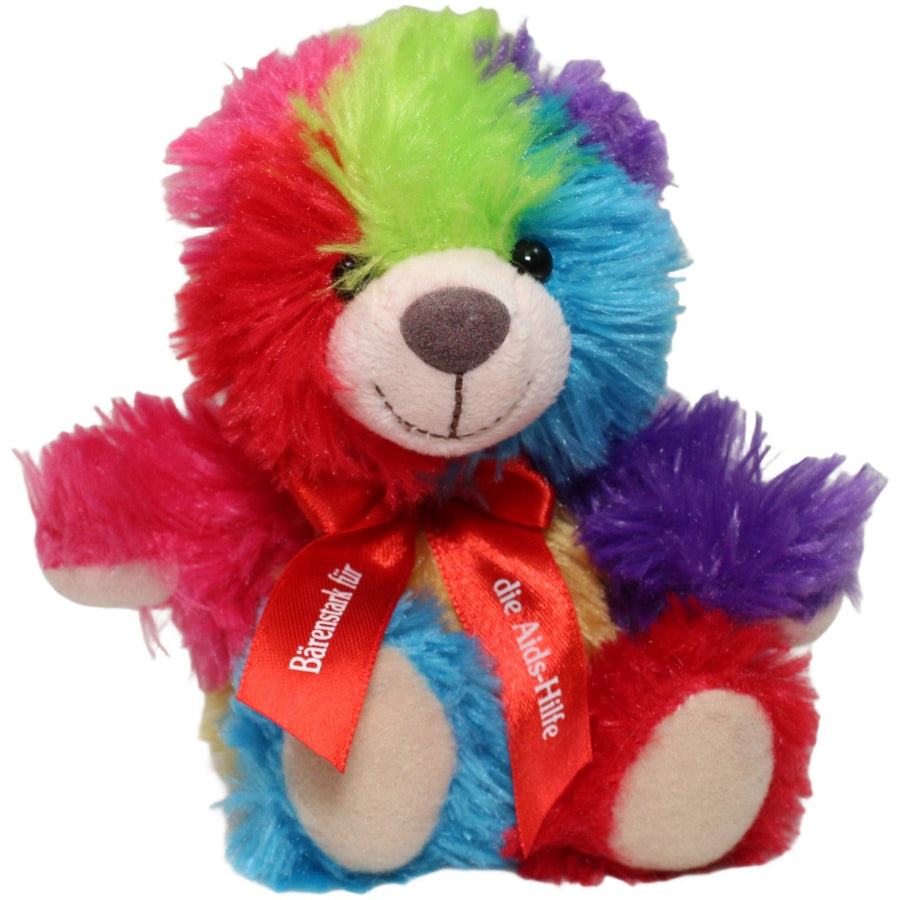 AIDS-Hilfe 2025, kleiner Regenbogen Teddy