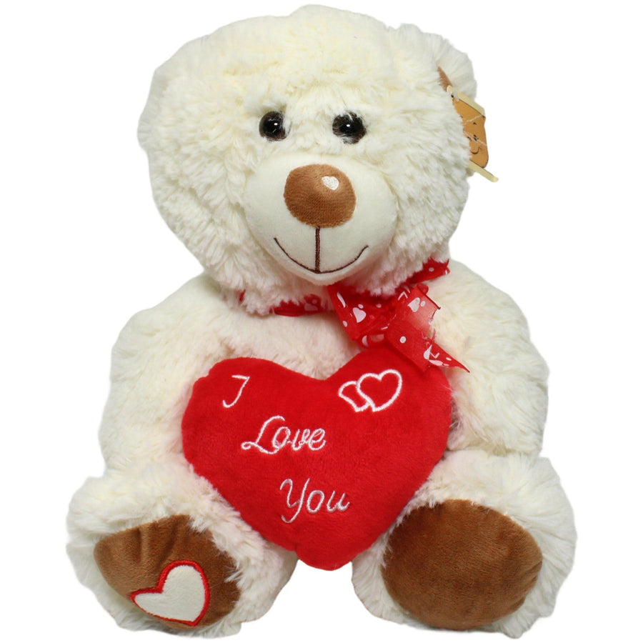 Süßer Teddy mit Herz "I Love You", sitzend