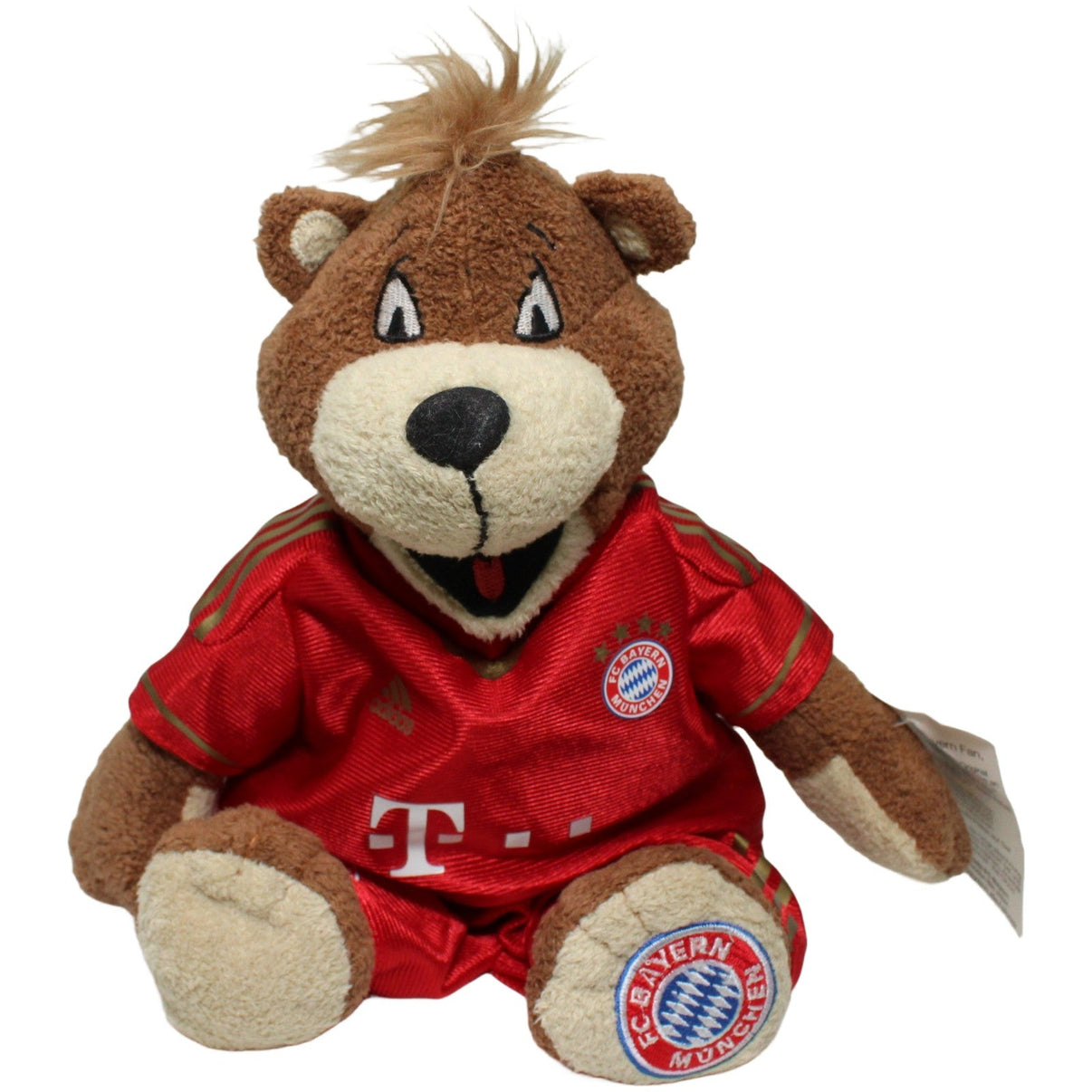 123000024635 FC Bayern München Berni vom FC Bayern München Kuscheltier Kumpel Leo 30cm Beige Braun