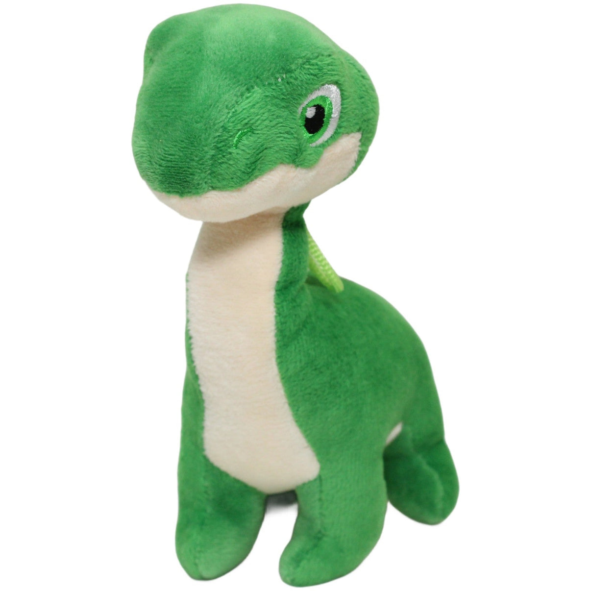 123000024639 Unbekannt Kleiner grüner Dino Kuscheltier Kumpel Leo 15cm Beige Dinosaurier