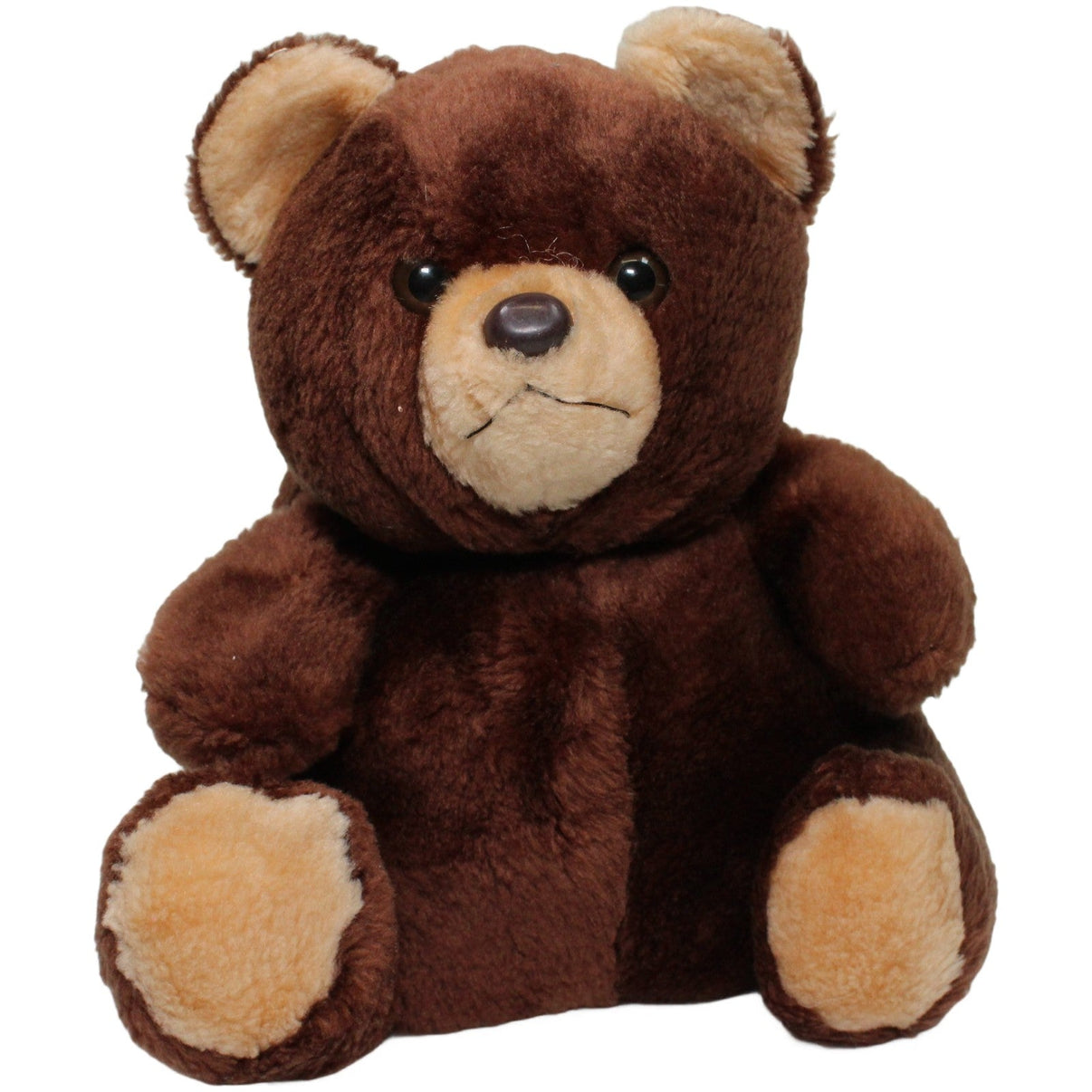 123000024643 Unbekannt Süßer brauner Bär, sitzend Kuscheltier Kumpel Leo 25cm Beige Braun