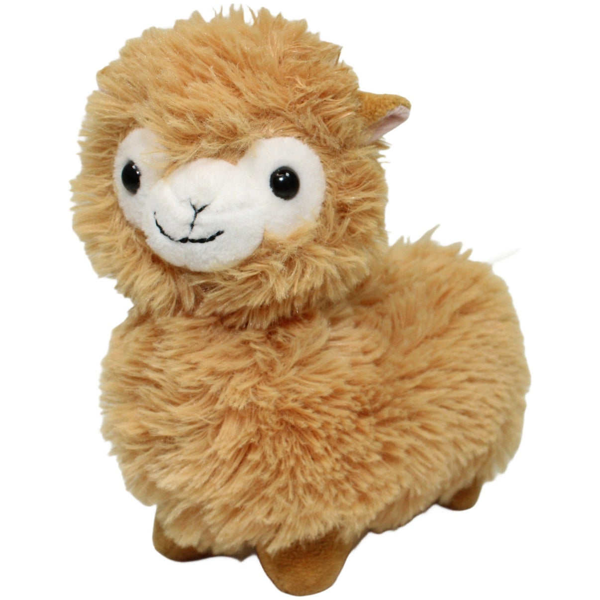 123000024653 TEDI Kuschelfreund, hellbraunes Alpaka Kuscheltier Kumpel Leo 17cm Alpaka Braun
