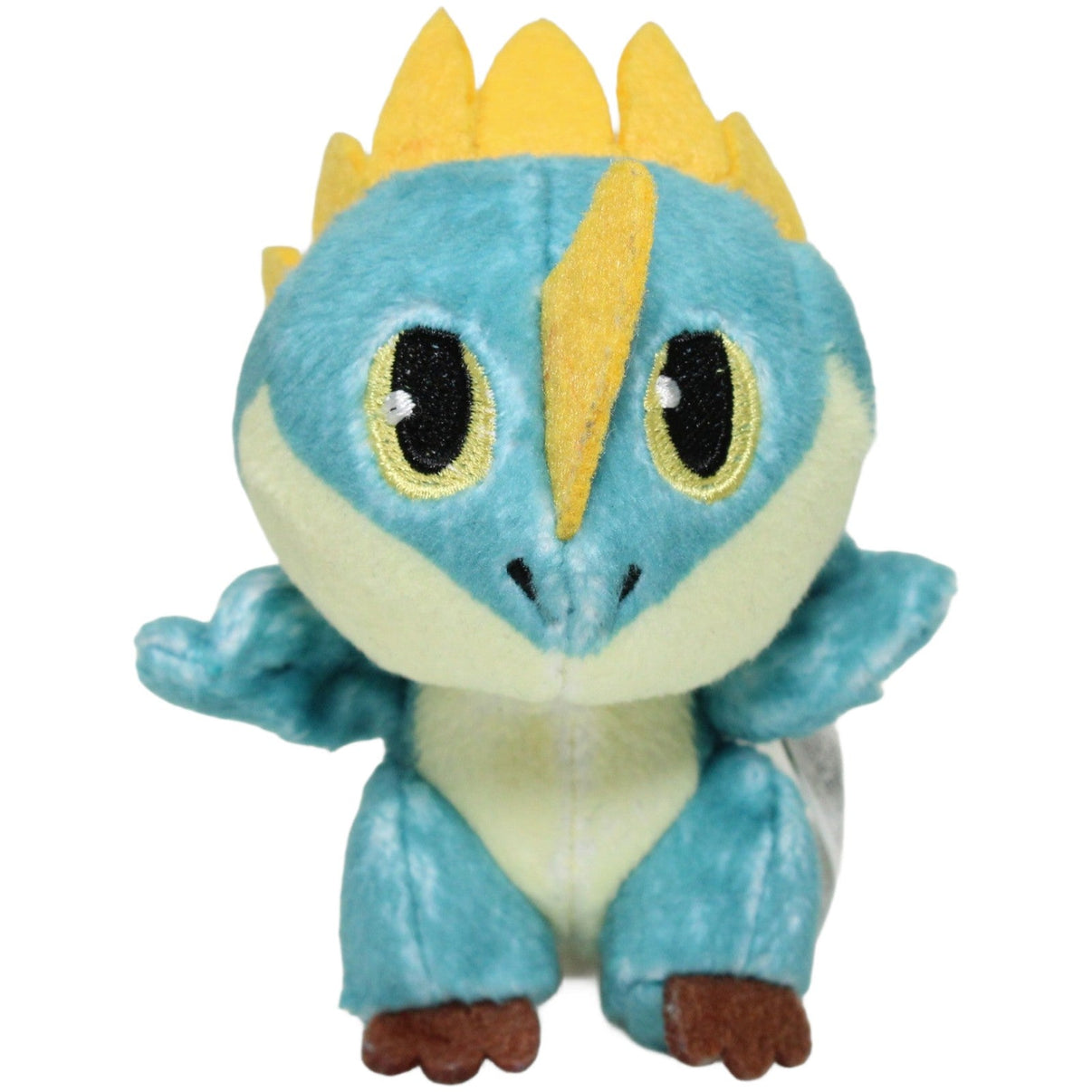 123000024659 Spin Master Stormfly aus Drachenzähmen leicht gemacht 3, mini Kuscheltier Kumpel Leo 10cm Blau Drache