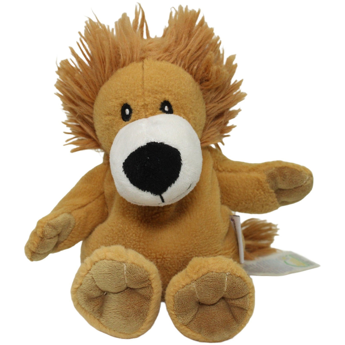 123000024703 Welliebellies Süßer Löwe Wärmekissen mit Bezug Kumpel Leo 20cm Beige Braun