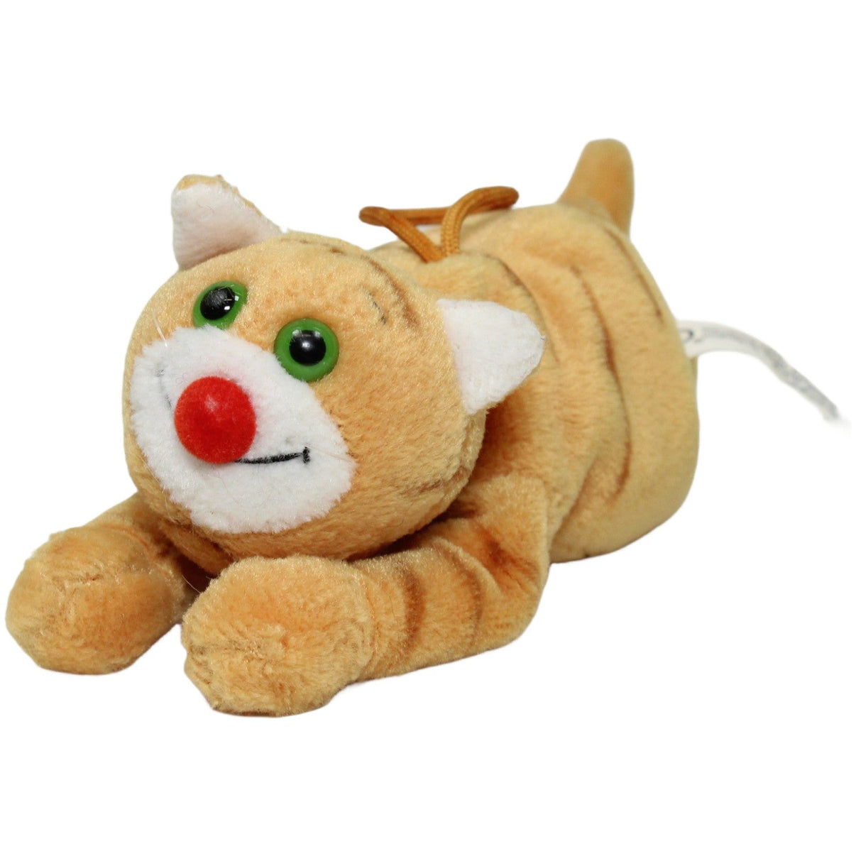 123000024707 Rudolf Schaffer Collection Orange Katze mit roter Nase, klein Kuscheltier Kumpel Leo 15cm ebay - stofftiere Gebraucht