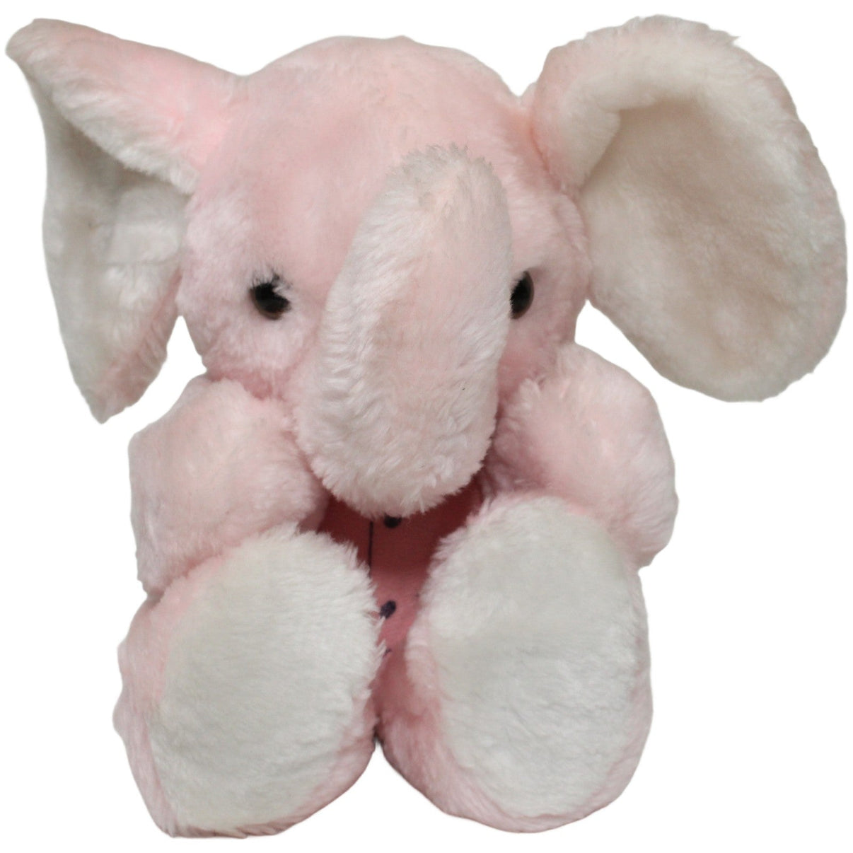 123000024830 Unbekannt Rosa Elefant mit Fliege, sitzend Kuscheltier Kumpel Leo 28cm ebay-stofftiere Elefant