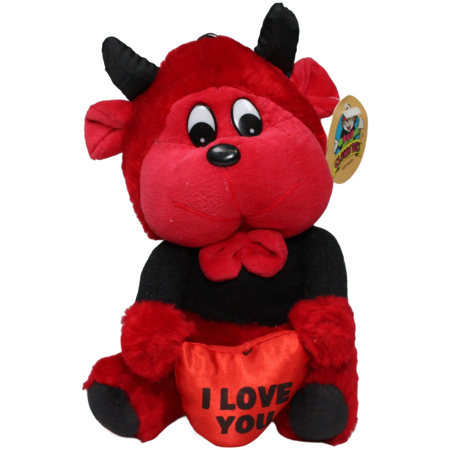 Süßer Teufel mit Herz "L LOVE YOU", sitzend