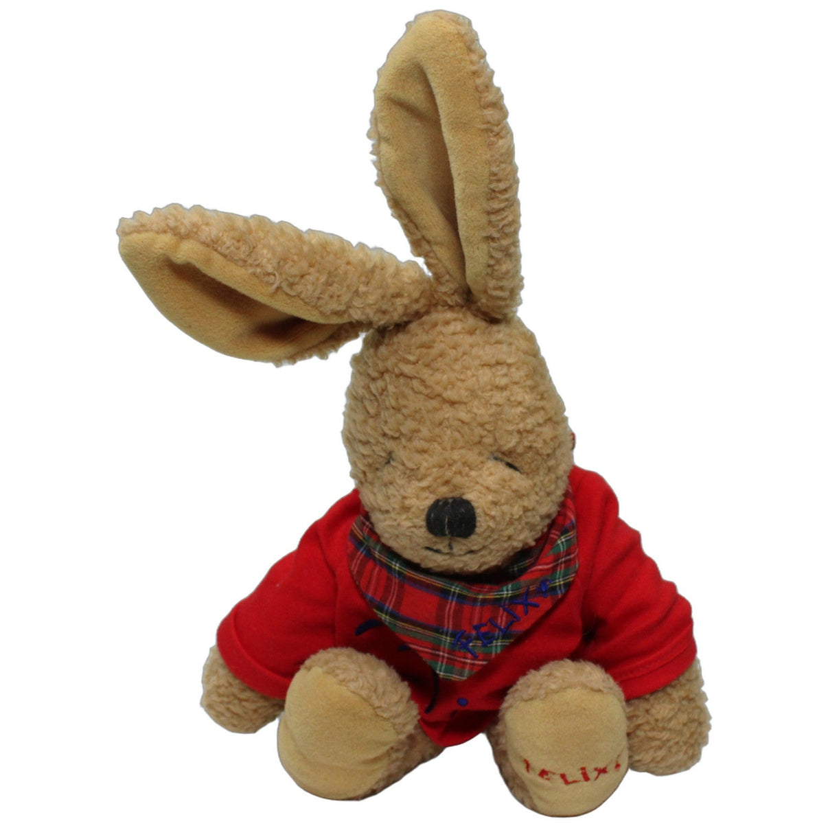 123000024968 Die Spiegelburg Schlenker Felix mit Shirt & Halstuch Kuscheltier Kumpel Leo 30cm Beige Charakter
