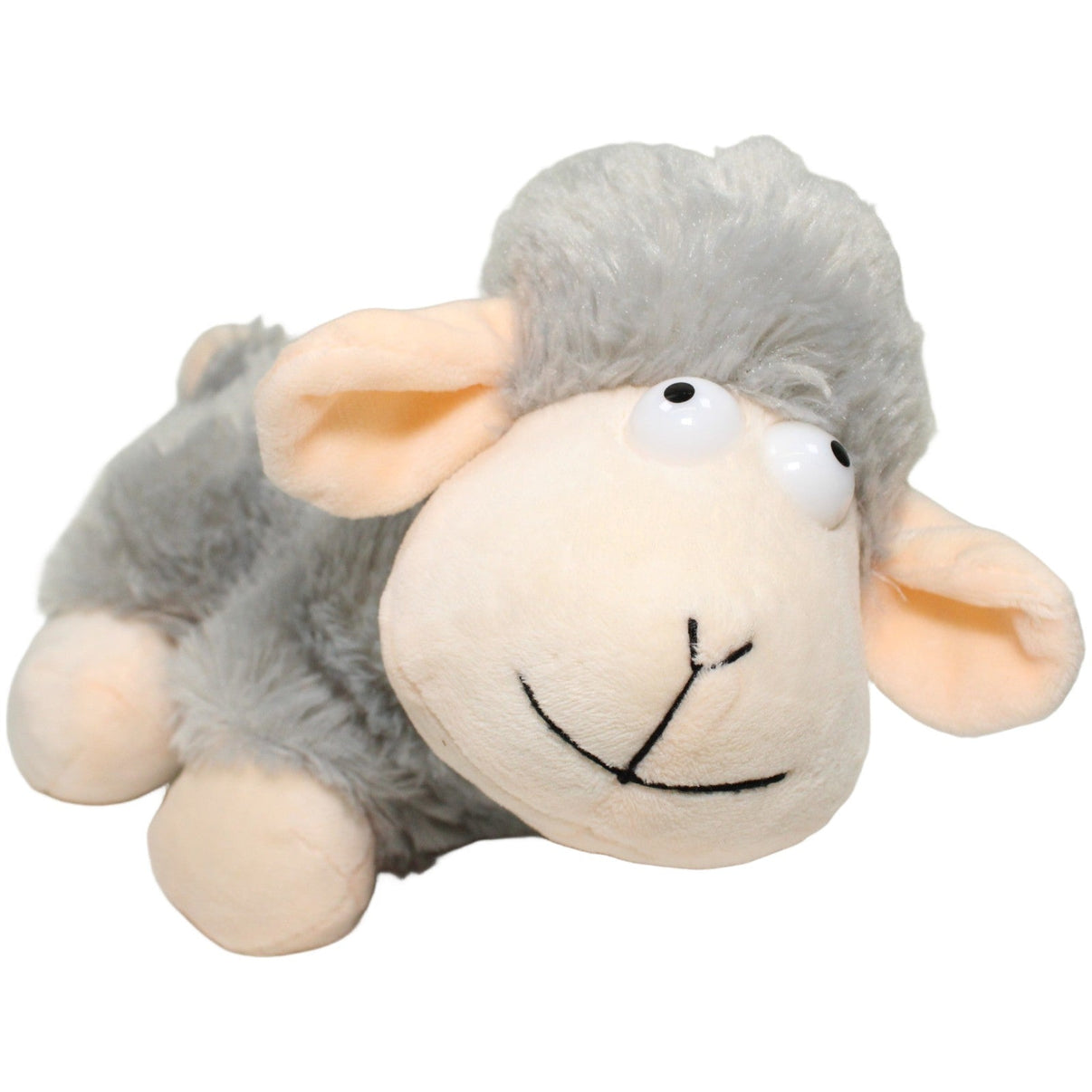123000025003 Landahl & Baumann Graues Schaf mit Glubschaugen Kuscheltier Kumpel Leo 25cm Beige ebay-stofftiere