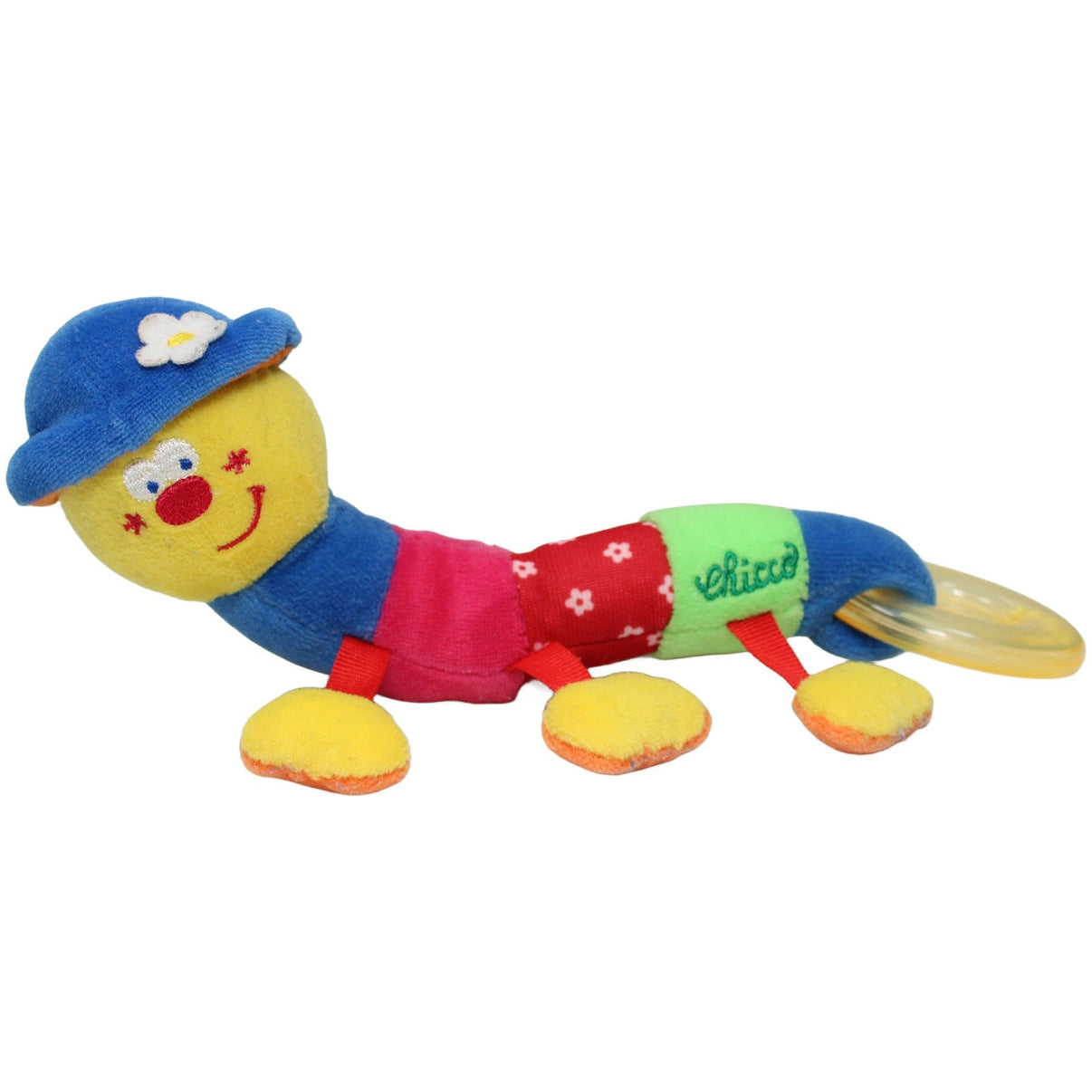 123000025005 Chicco Happy Color, bunte Raupe mit Hut Greifling mit Rassel Kumpel Leo 22cm ebay-baby-sonstiges Gebraucht