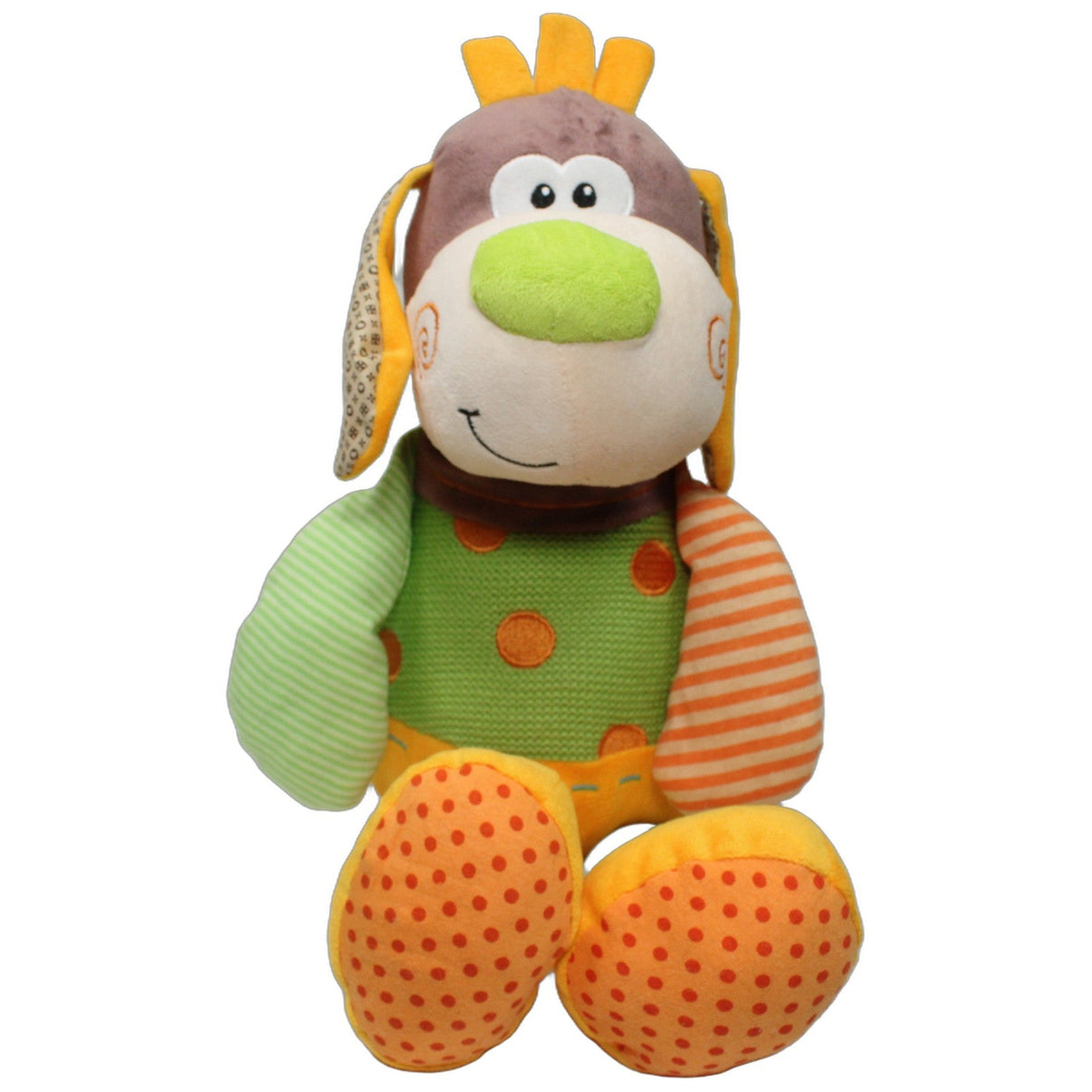 123000025019 Babyono XL bunter Rassel-Hund Kuscheltier Kumpel Leo 50cm Baby & Kleinkind ebay-20-stofftiere