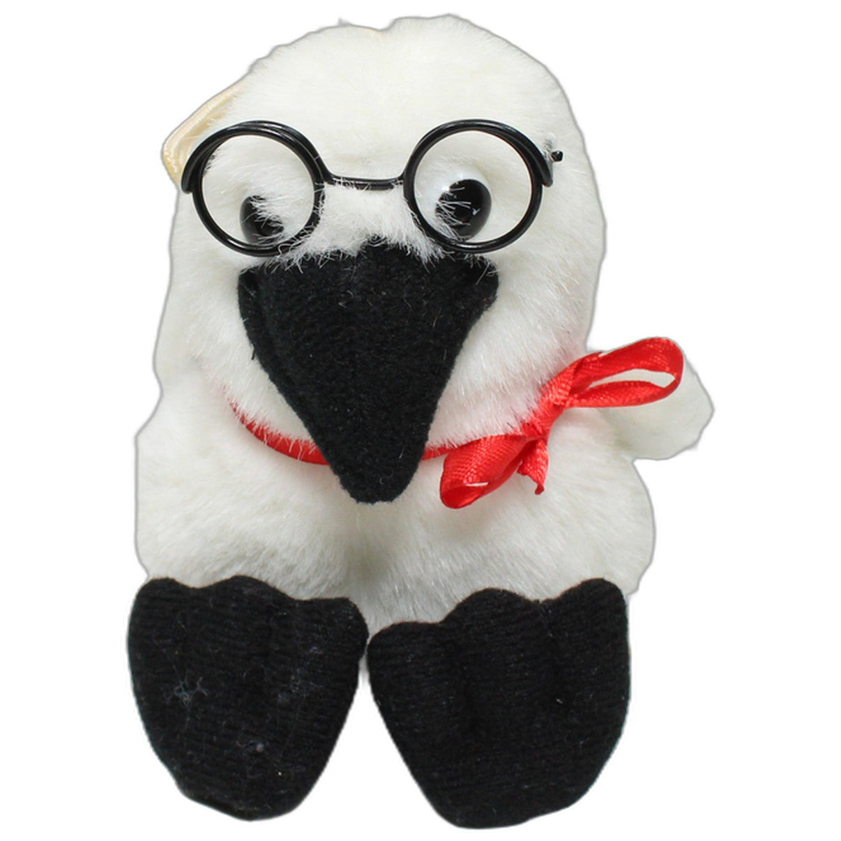 123000025026 Förster Stofftiere Kleiner weißer Rabe mit Brille Kuscheltier Kumpel Leo 15cm _Vintage_ ebay-20-stofftiere