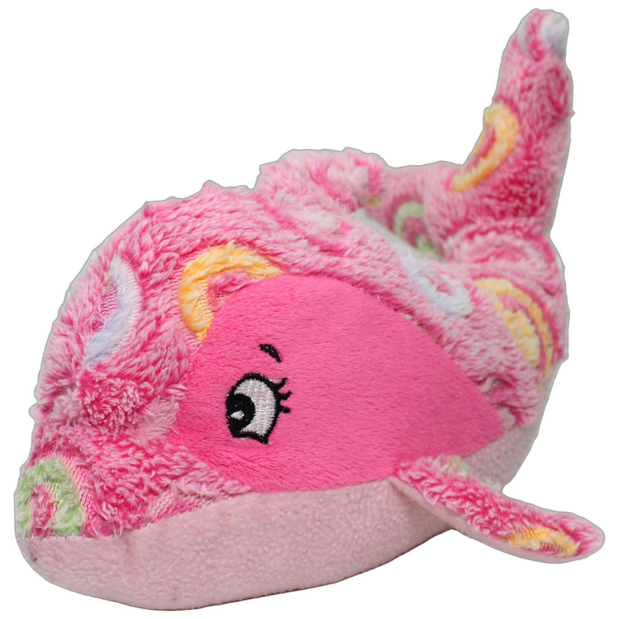 Pinker Delfin mit Kringeln