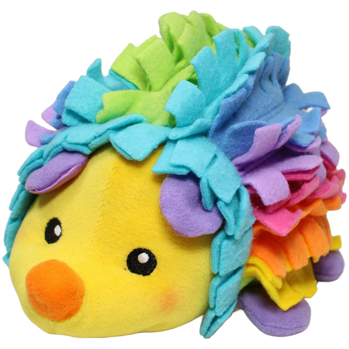 123000025049 Fisher-Price Bunter Igel mit Rassel Kuscheltier Kumpel Leo 2005 20cm _Vintage_
