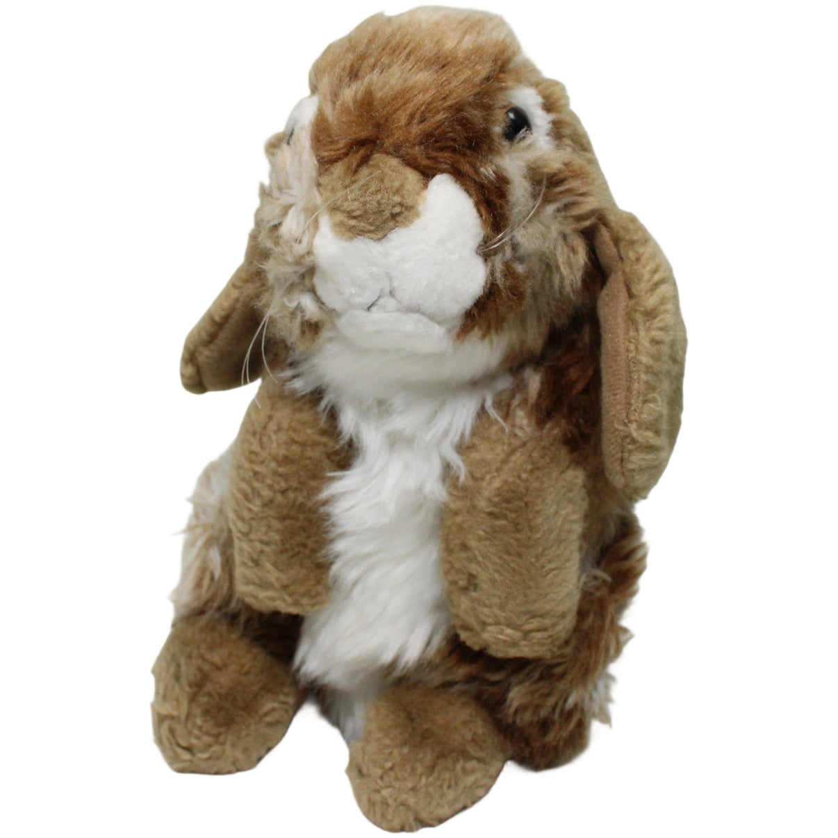 123000025050 Uni-Toys Brauner Hase mit weißer Blesse, stehend Kuscheltier Kumpel Leo 18cm Beige Braun