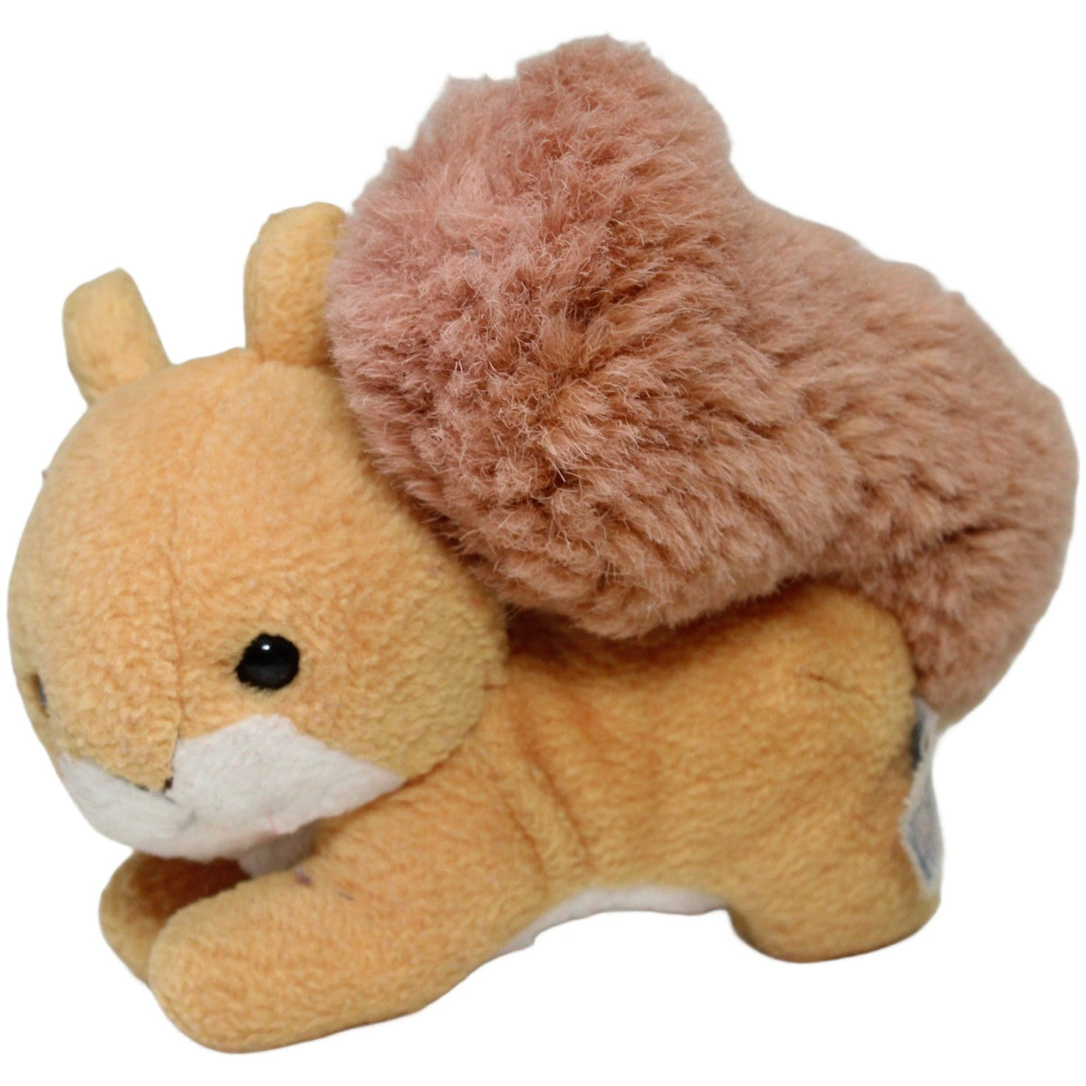 123000025112 Trudi Kleines Eichhörnchen mit buschigem Schwanz Kuscheltier Kumpel Leo 12cm Beige Braun
