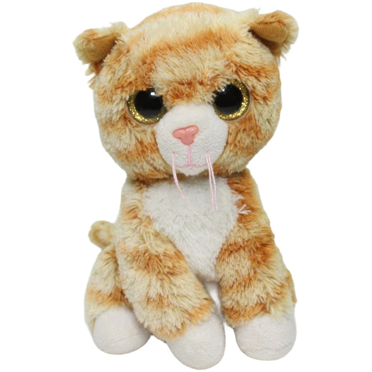 123000025132 TY Kleine orange Katze Booties Kuscheltier Kumpel Leo 15cm ebay-stofftiere Gebraucht