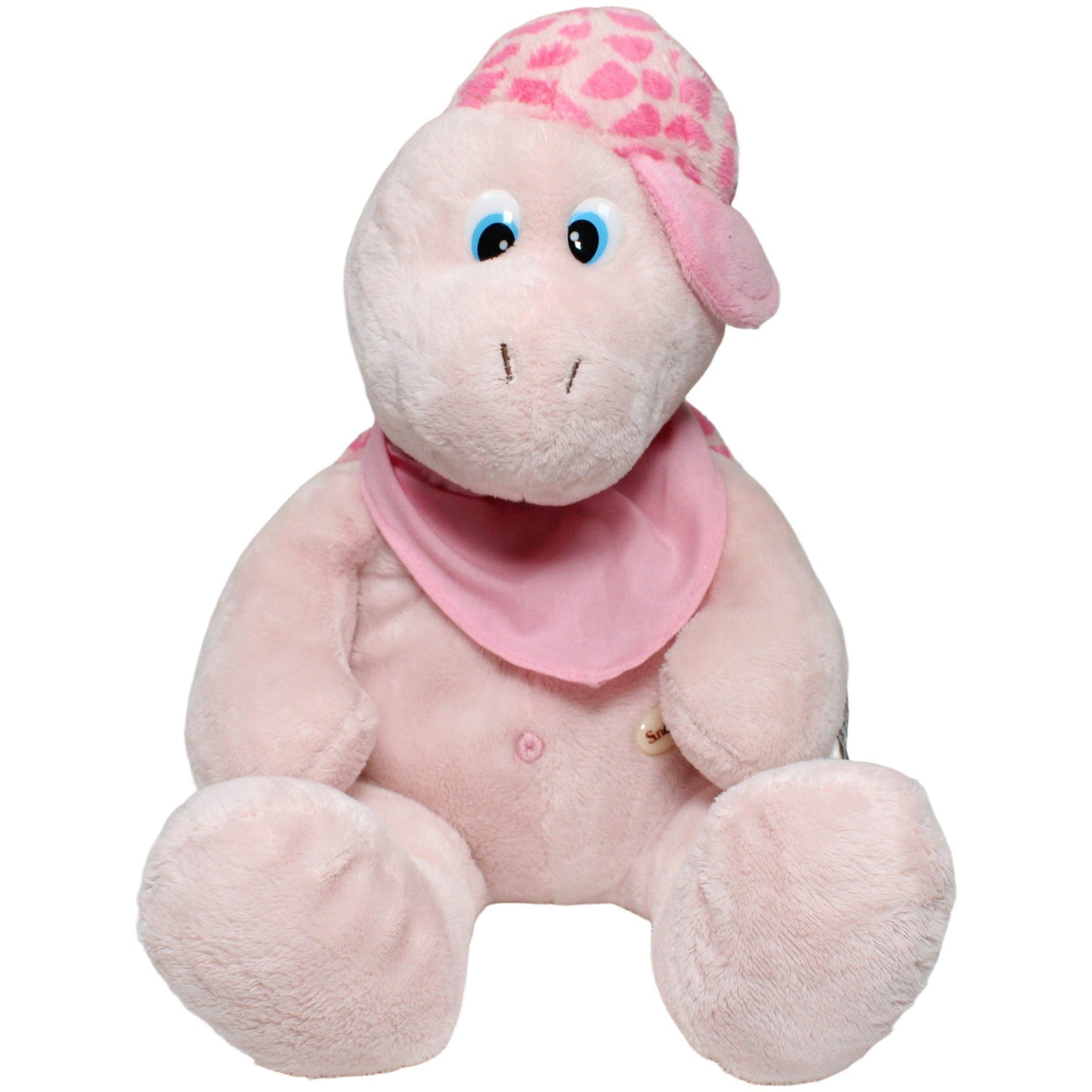 123000025150 Sunkid Große rosa Schildkröte mit Mütze, sitzend Kuscheltier Kumpel Leo 35cm ebay-20-stofftiere Gebraucht
