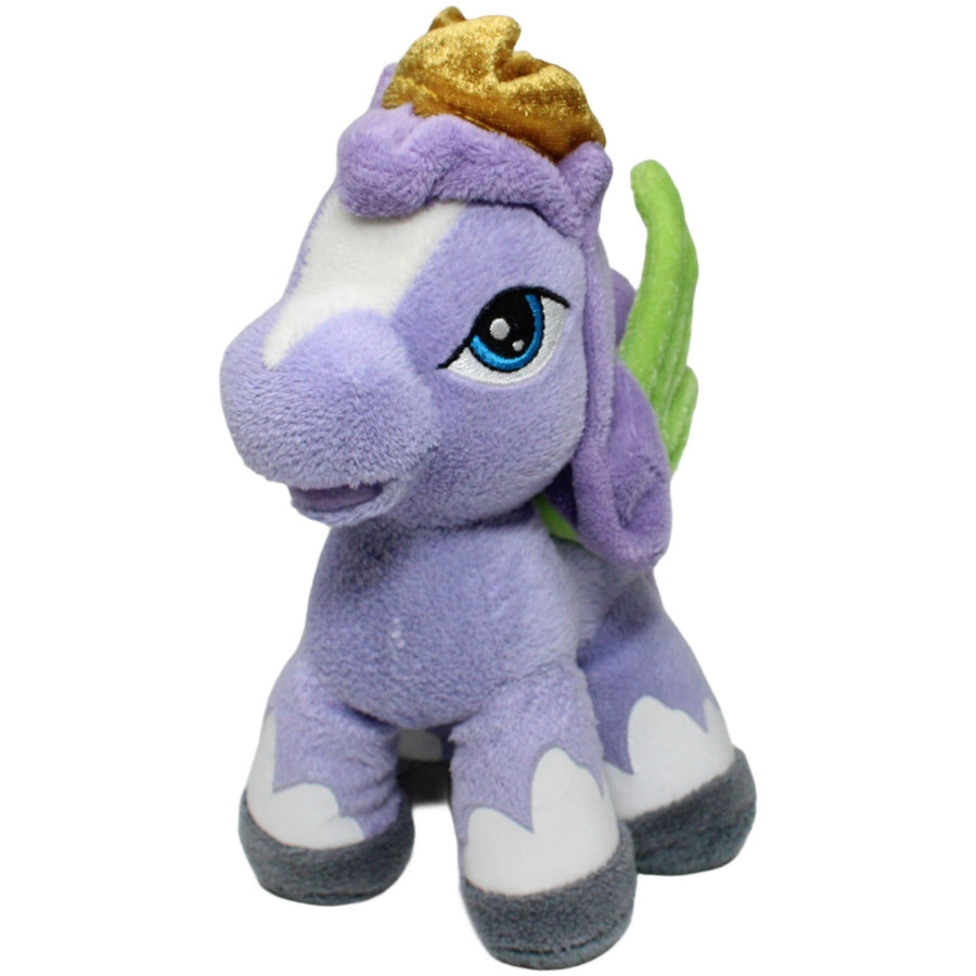 Filly, lila Pony mit Flügeln & Krone, stehend