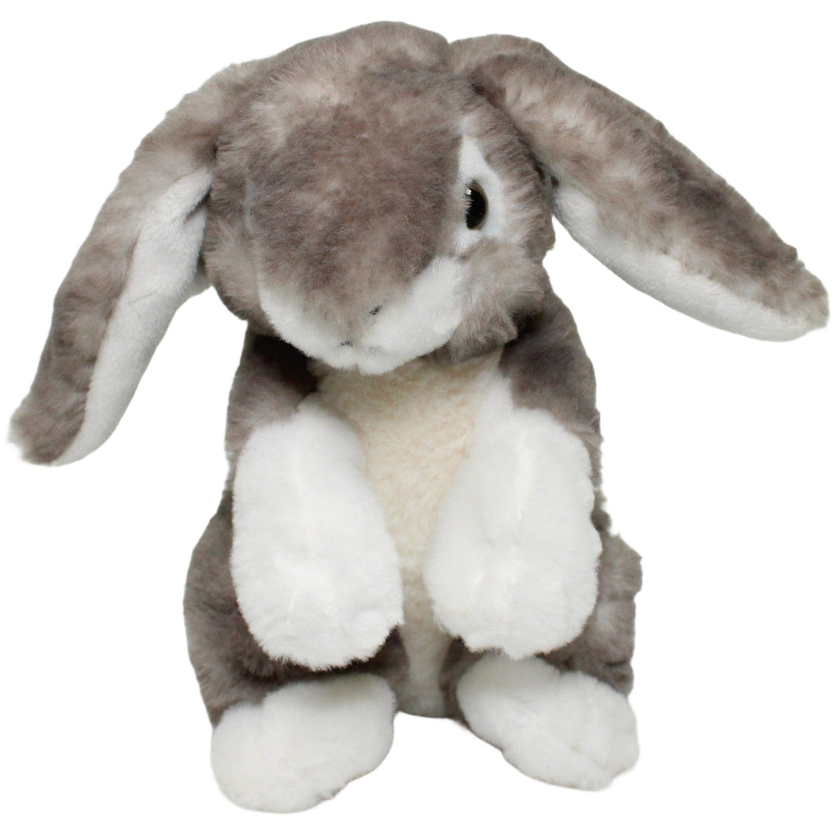 123000025171 TEDI Kuschelfreund, grauer Hase mit weißem Bauch Kuscheltier Kumpel Leo 20cm ebay-20-stofftiere Gebraucht