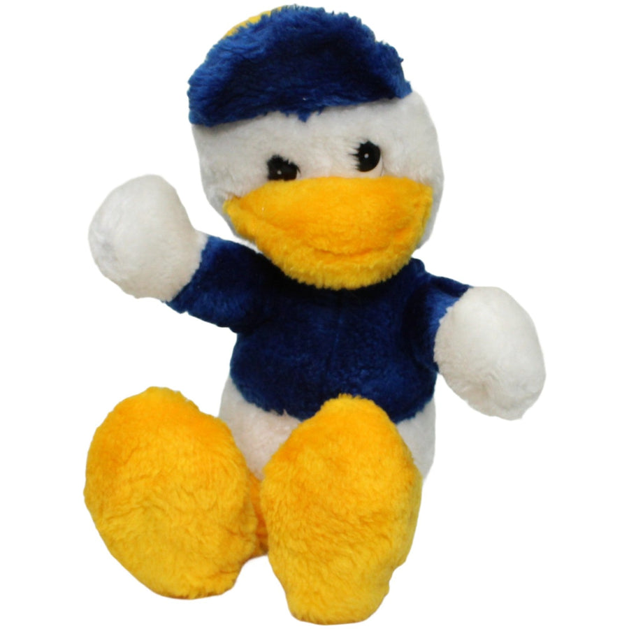 Ente mit Mütze, sitzend