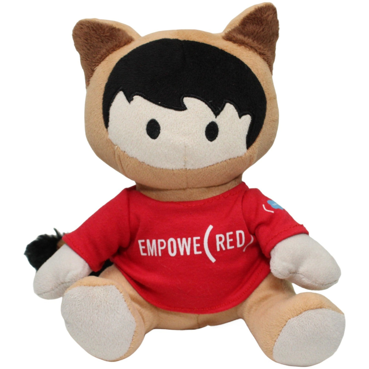 123000025199 InDesings Waschbär mit Shirt "EMPOWE(RED)", sitzend Kuscheltier Kumpel Leo 20cm Beige ebay-20-stofftiere