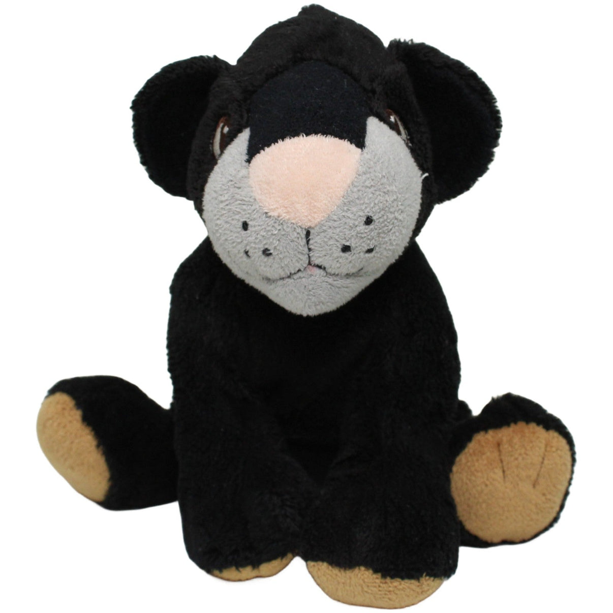 123000025205 Unbekannt Schwarzer Panther, sitzend Kuscheltier Kumpel Leo 20cm ebay-stofftiere Gebraucht