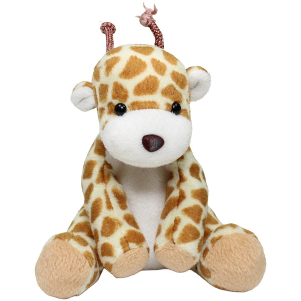 Kleine Giraffe, sitzend
