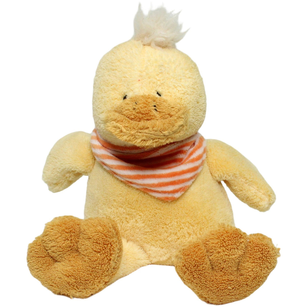 123000025241 Unbekannt Gelbe Ente mit Halstuch, sitzend Kuscheltier Kumpel Leo 20cm ebay-stofftiere Ente