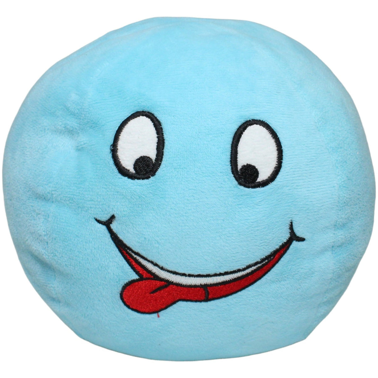 123000025248 Unbekannt Lustiger Ball mit Gesicht, blau Plüschfigur Kumpel Leo 20cm Blau ebay-stofftiere