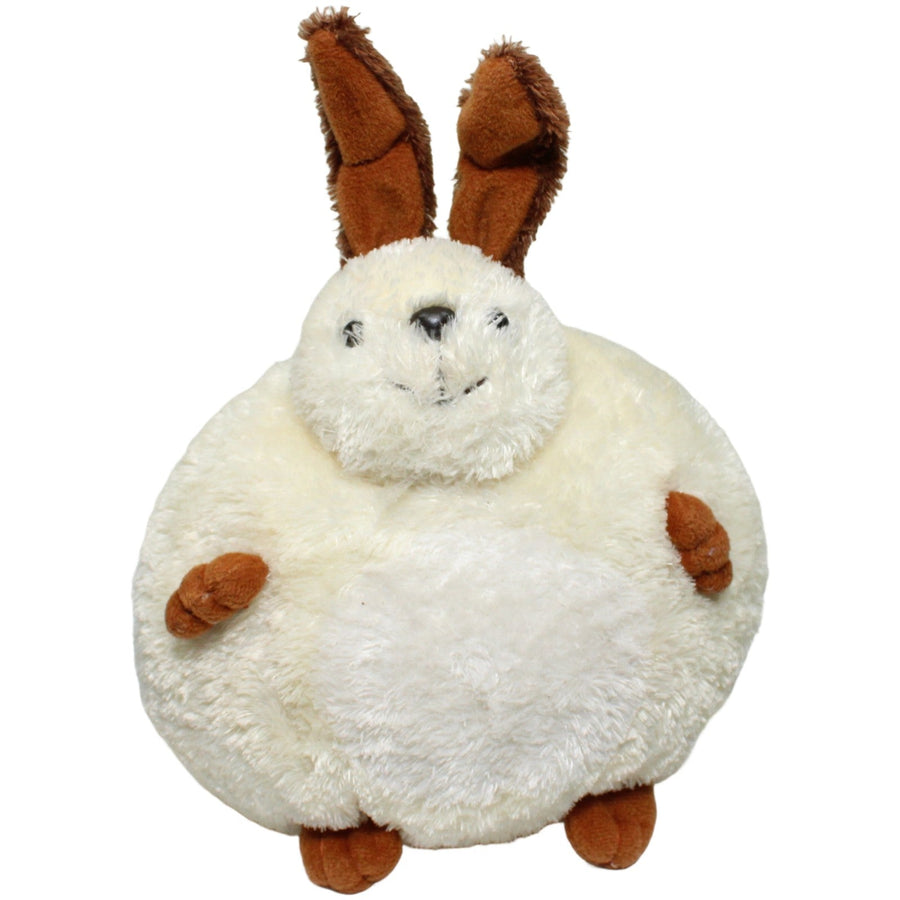 Runde Hase mit dunkelbraunen Ohren Kuscheltier