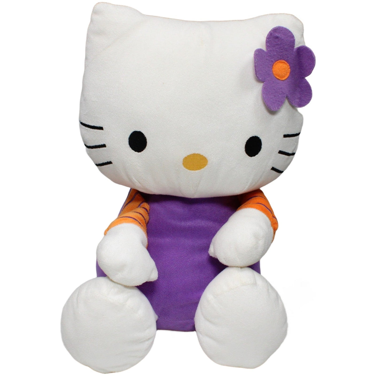 123000025277 Sanrio Große Hello Kitty, lila-orange Kuscheltier Kumpel Leo 37cm Charakter ebay-stofftiere