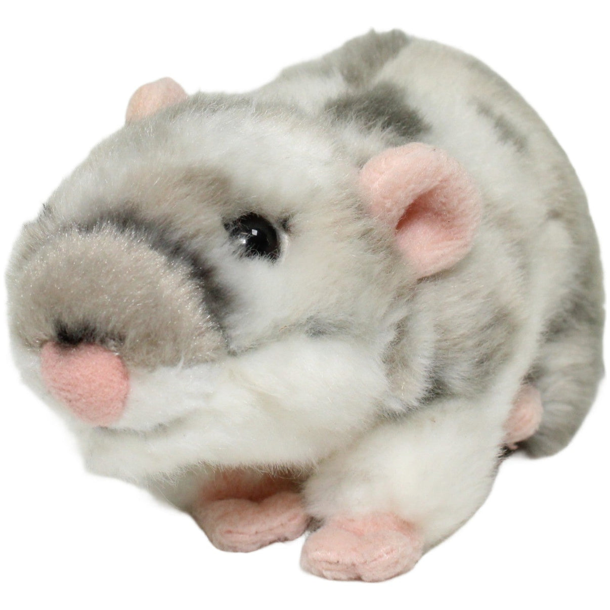 123000025340 Uni-Toys Hamster, weiß-grau Kuscheltier Kumpel Leo 18cm ebay-stofftiere Gebraucht