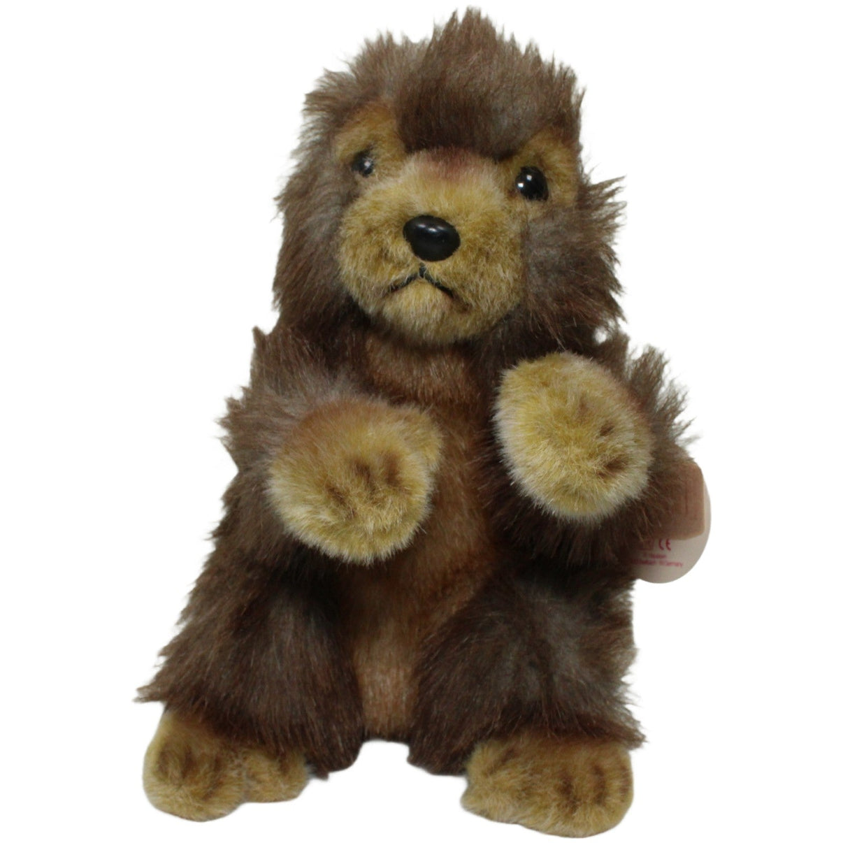 123000025353 Joual Schöner Biber, stehend Kuscheltier Kumpel Leo 24cm _Vintage_ Beige