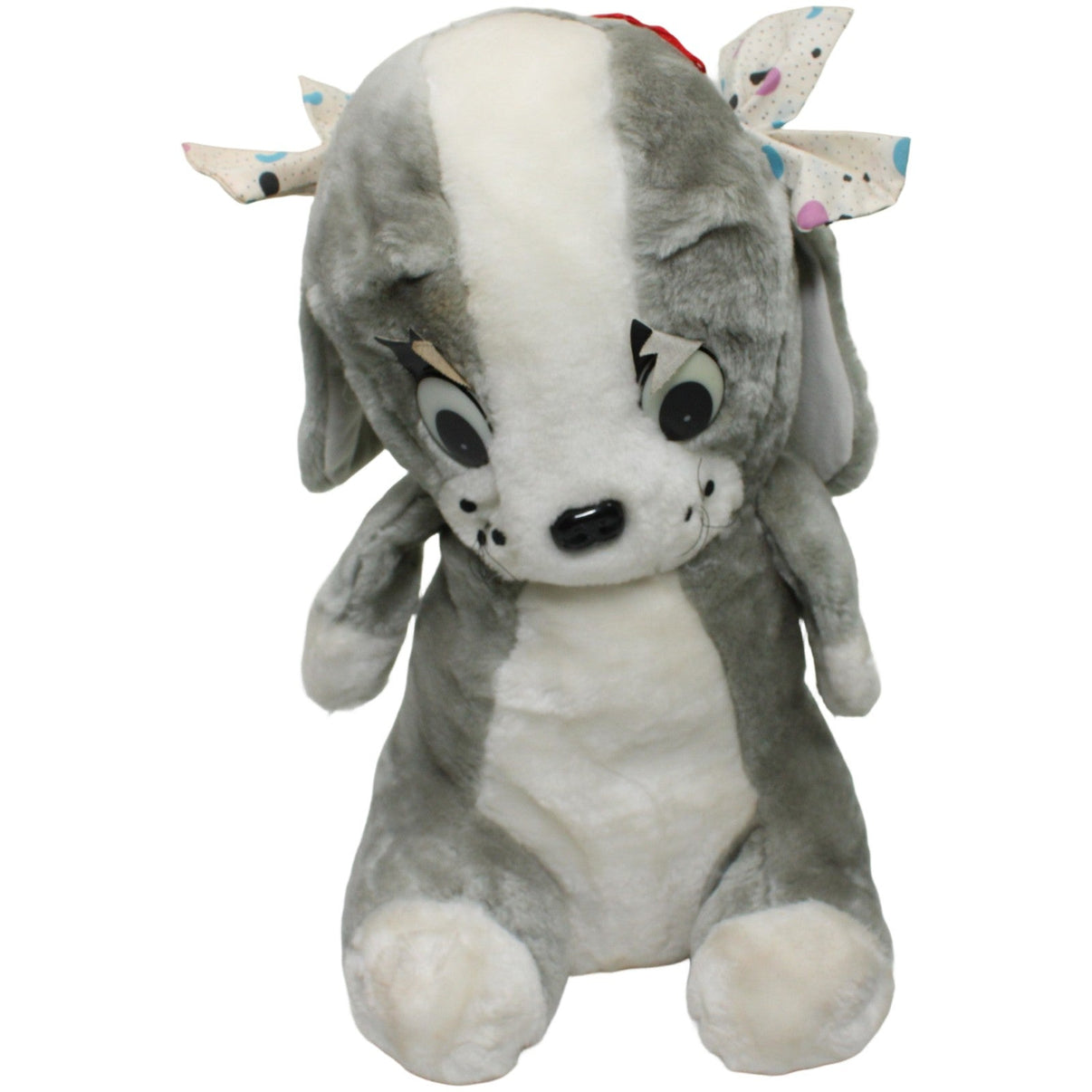 123000025362 Sweety-Toys Großer Hund mit Schleifen an den Ohren, sitzend Kuscheltier Kumpel Leo 40cm ebay-20-stofftiere Gebraucht