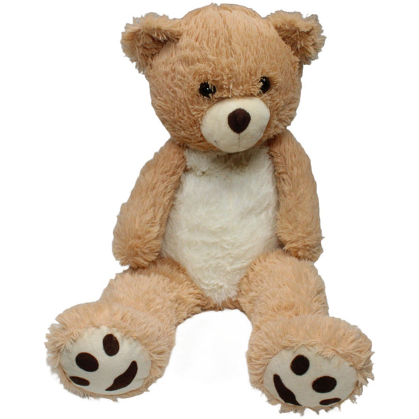 XXL Schlenker Teddybär mit weißem Bauch