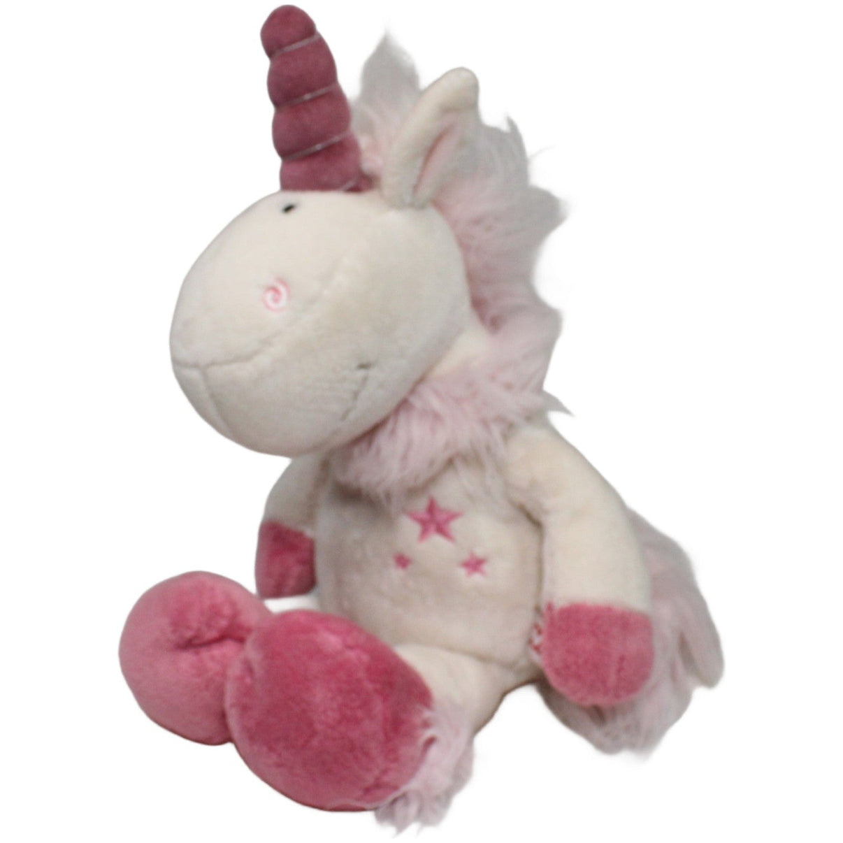 123000025379 NICI Weißes XL Einhorn mit Sternen, sitzend Kuscheltier Kumpel Leo 40cm ebay-20-stofftiere Einhorn
