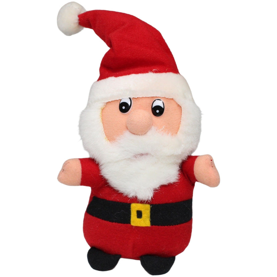 Weihnachtsmann mit Mütze, sitzend
