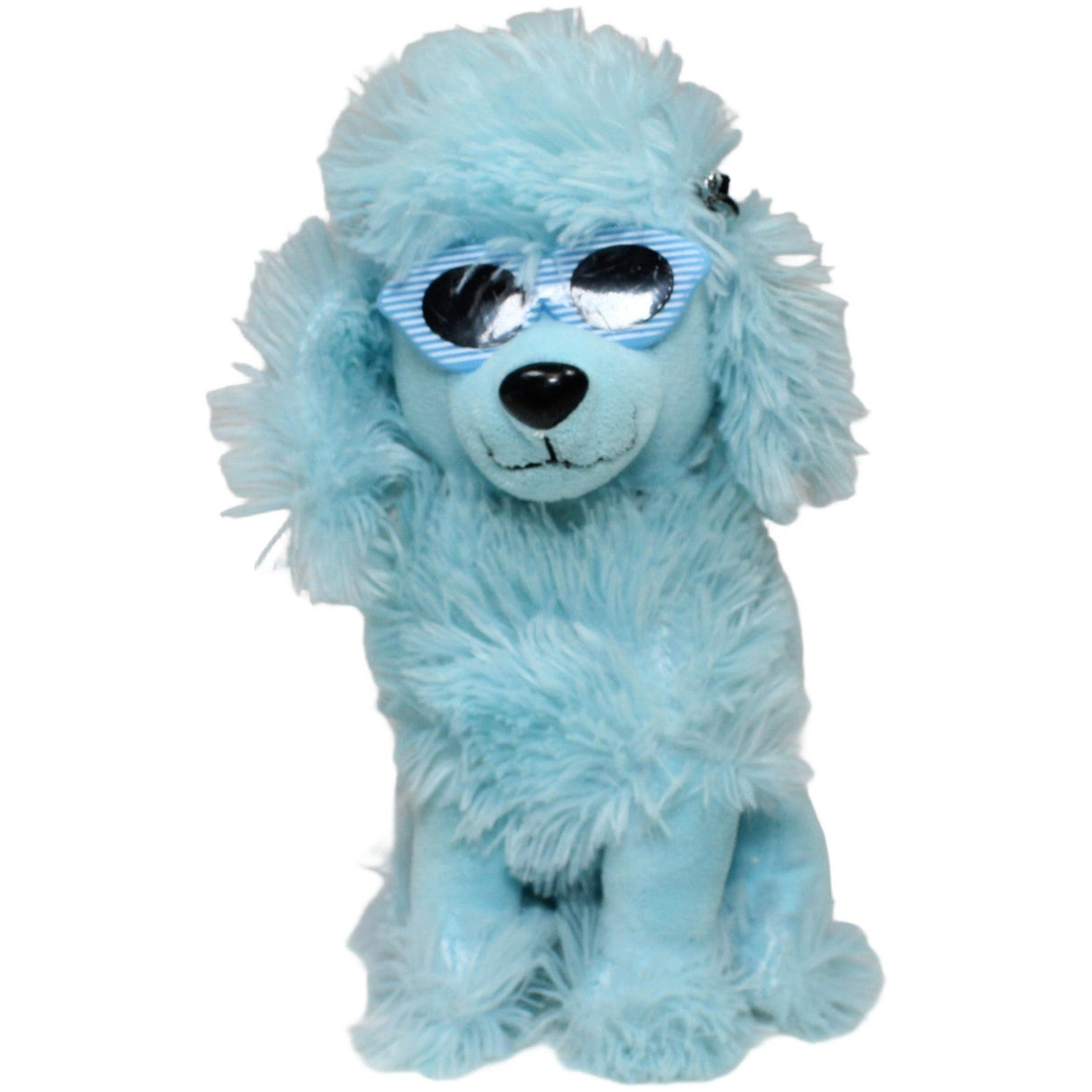 123000025409 Paul Import Hellblauer Pudel mit Sonnenbrille, sitzend Kuscheltier Kumpel Leo 25cm Blau ebay-stofftiere