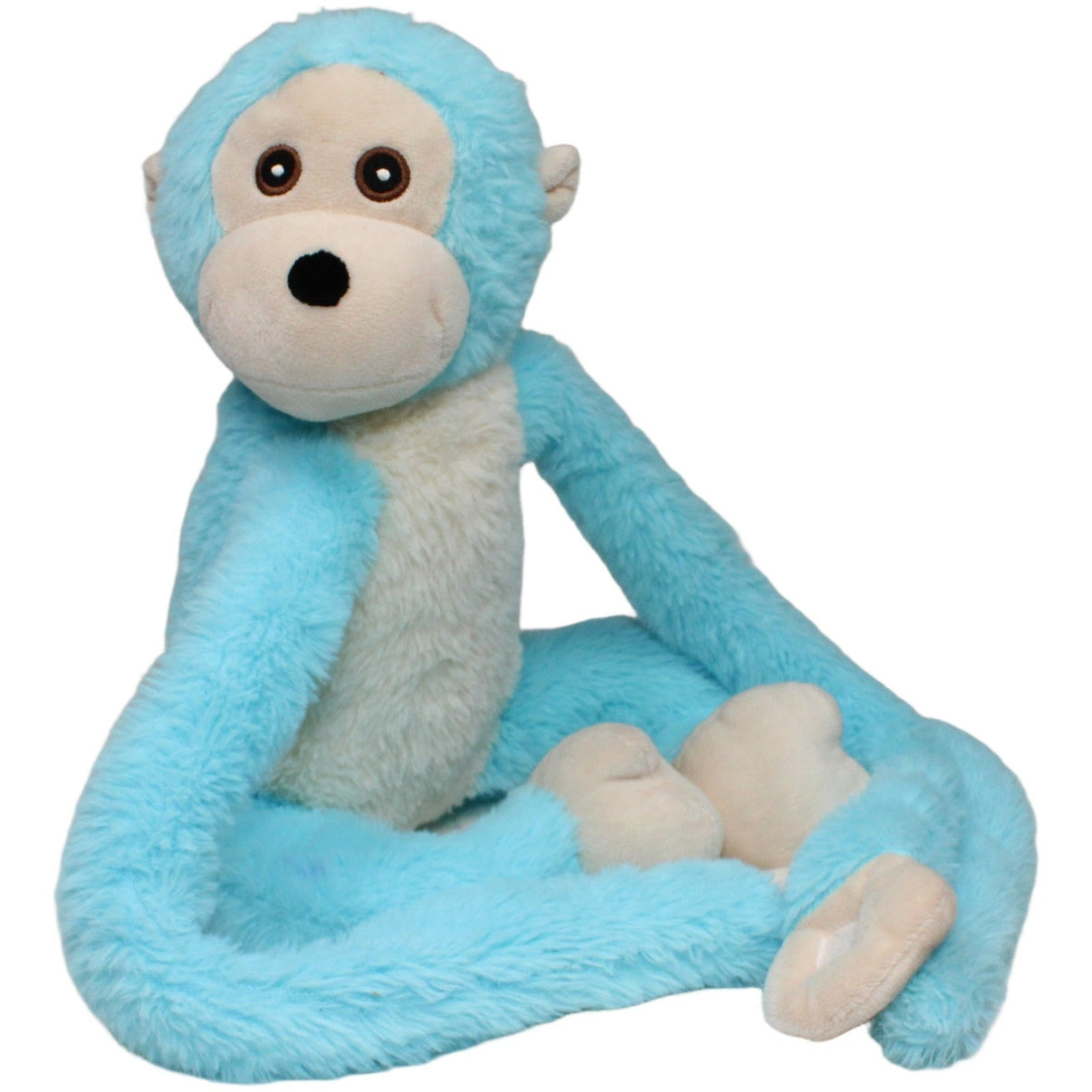 123000025421 ZD Trading Action, hellblauer Hängeaffe Kuscheltier Kumpel Leo 40cm Affe Beige