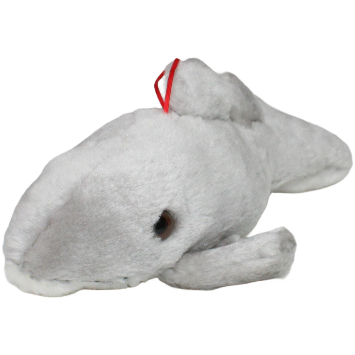 123000025439 Unbekannt Grauer Delfin mit weißem Bauch Kuscheltier Kumpel Leo 26cm Delfin ebay-stofftiere