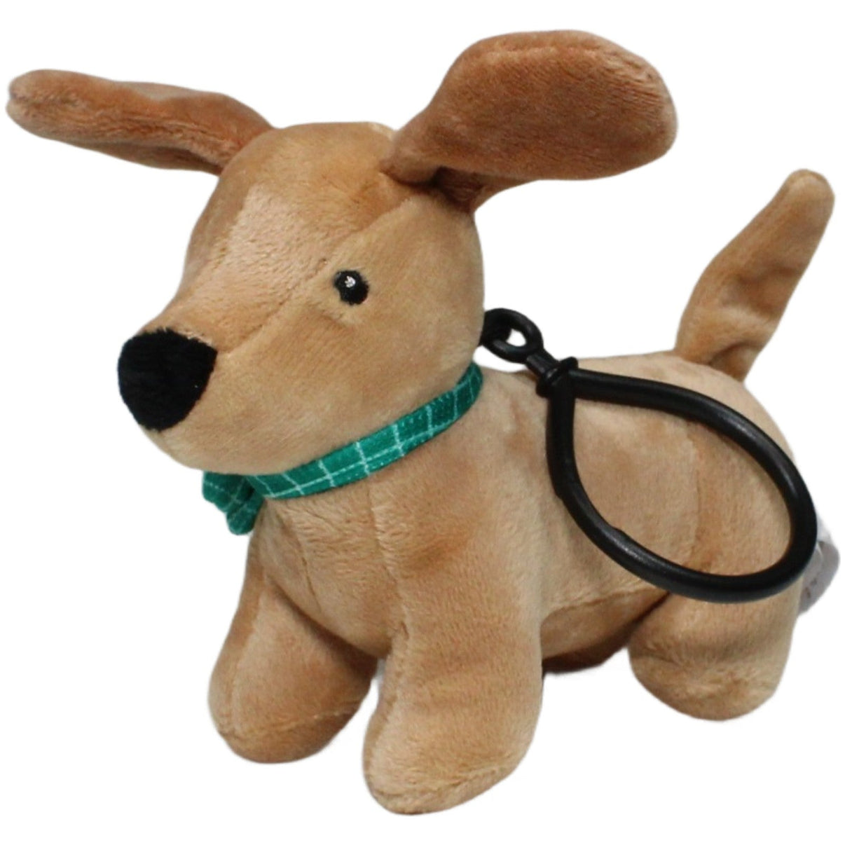 123000025447 Primark Cares, süßer Hund mit grünem Schal Schlüsselanhänger Kumpel Leo 15cm Beige ebay-taschen-rucksaecke
