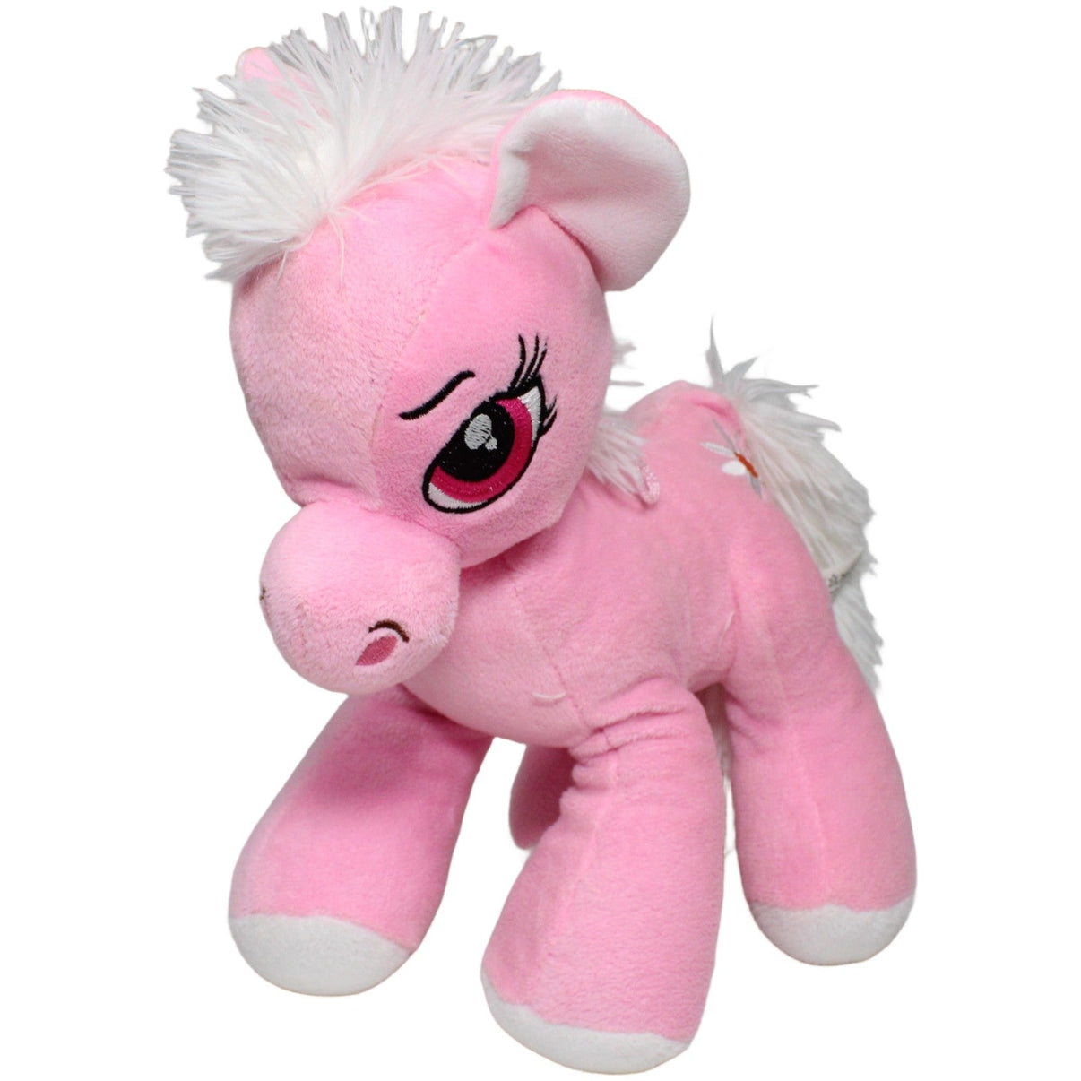 123000025458 ALIKI Rosa Pony mit weißer Mähne, stehend Kuscheltier Kumpel Leo 30cm ebay-stofftiere Gebraucht