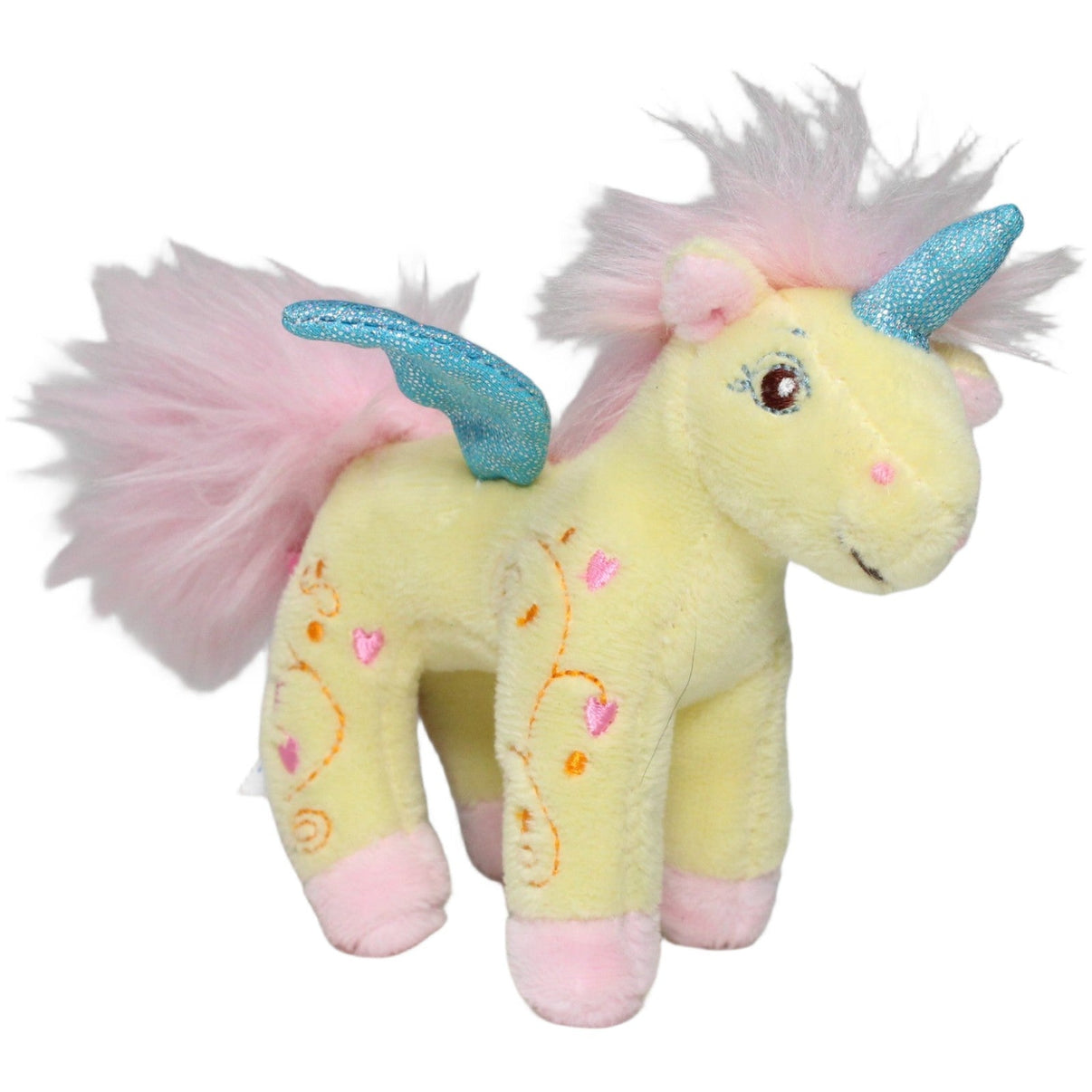 123000025462 Die Spiegelburg Vanilla aus dem Einhorn Paradis, klein (mit Sound) Kuscheltier Kumpel Leo 10cm Charakter ebay-neu-stofftiere