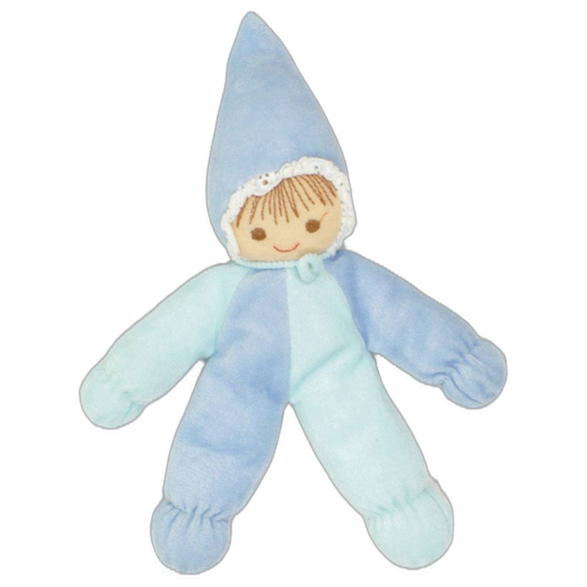 123000025518 Sterntaler Wichtel mit blauer Mütze Spielfigur mit Rassel Kumpel Leo 24cm _Vintage_ Baby & Kleinkind
