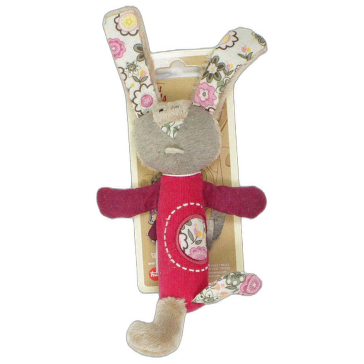123000025528 Trudi Hase Augustin Greifling mit Quietscher Kumpel Leo 18cm ebay-neu-baby-sonstiges Greifling mit Quietscher