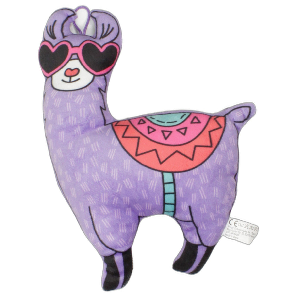 123000025554 Krüger & Gregoriades Lila Alpaka mit Sonnenbrille Kuscheltier Kumpel Leo 28cm Alpaka ebay-stofftiere